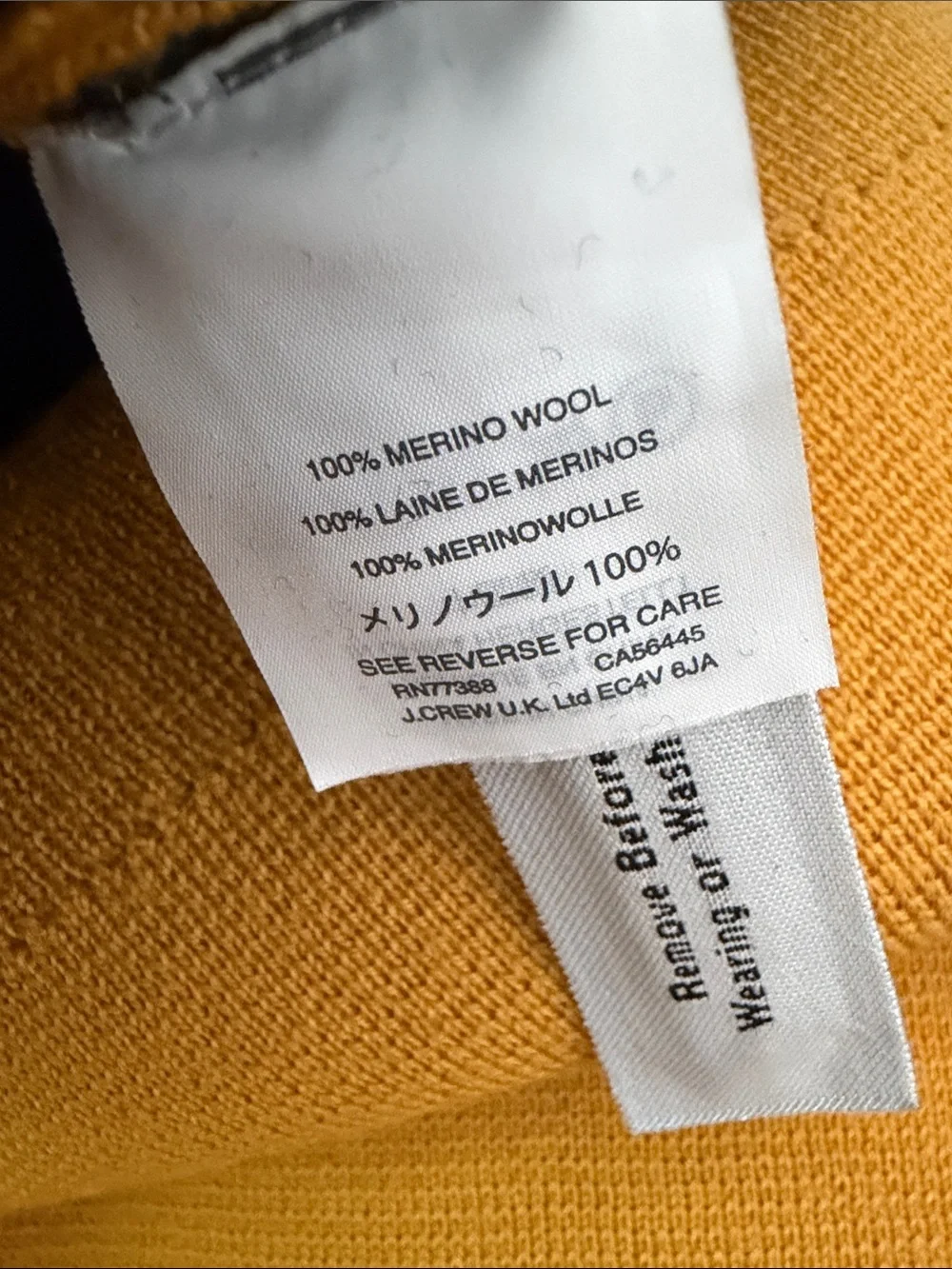 J. Crew item pictured